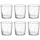 BUTLERS TREES 6x Trinkglas 380ml Gläser 6 ct