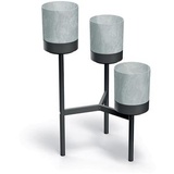 Prosperplast Bloomie, schwarz/beton, Metall, 54 x 49 x 80,5 cm