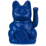 Donkey Products DONKEY Lucky Cat Mini | Dark Blue | Japanische Glücksbringer Winkekatze in dunkeblau 9,8 cm