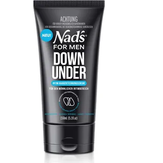 Nad's For Men Intim-Enthaarungscreme für Männer – 150ml Haarentfernung für Intimzone, Schambereich, Hoden, Po – sanfte Enthaarung für alle Hauttypen