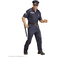 Widmann - Polizei Kostüm, Uniform, Faschingskostüme, Karneval Kostüm für Herren, mit Zubehör