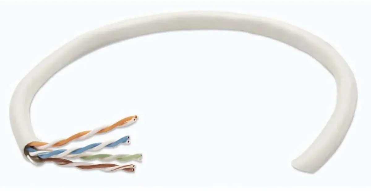 Intellinet Cat6 Installationskabel, Massivdraht, 23 AWG, SOHO, UTP, 305 m, grau, CCA