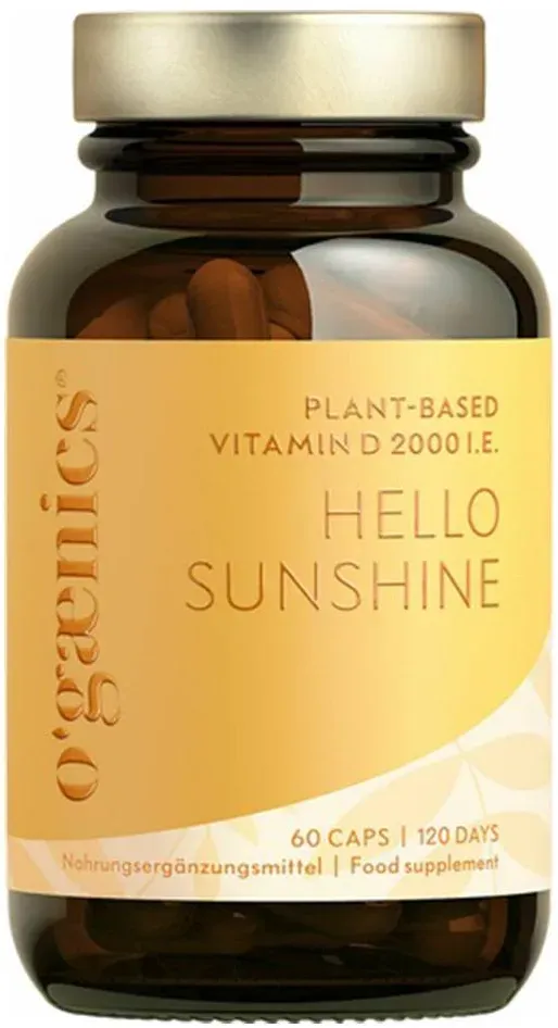 Ogaenics Hello Sunshine Plant-based Vitamin D 120 Days  (60 pc)