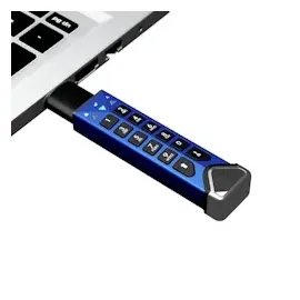 Istorage IS-FL-DSD-256-SP Externer Speicherkartenleser Blau IS-FL-DSD-256-SP USB-C® 3.2