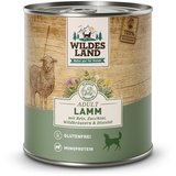 Wildes Land Classic Adult Lamm mit Reis, Zucchini, Wildkräutern und Distelöl 12 x 800 g