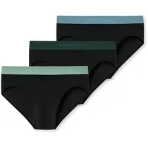 SCHIESSER Herren 3 Pack Slips Bio Baumwolle Multipack - 95/5 Organic, Sortiert 7