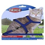 Trixie 4185 Katzengeschirr mit Leine, Nylon, 22–42 cm/10 mm, 1,25 m