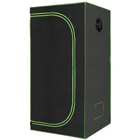 HELO24 Gewächshaus Indoor Grow Pflanzenzelt Box 60x60x140cm - G4 60 cm x 140 cm x 60 cm