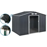 METALL-GARTENHAUS vegas Grau