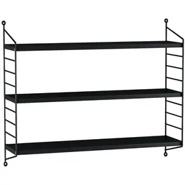[en.casa] Modulares Wandregal Strängnäs Schwarz