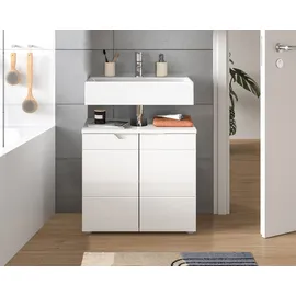 INOSIGN Waschbeckenunterschrank CAPRI 2 Türen 63 x 59 cm Weiß