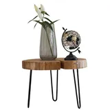 holz4homeâ® holz4home® Couchtisch aus einer Baumscheibe von holz4home® 50-64 cm
