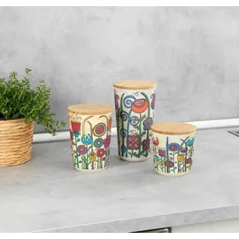 Wenko Vorratsdosen Mod. Garden 15 x 10 x 10 cm 2,15 l 3-teiliges Set