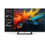 PEAQ PTV 32GQF-5024C QLED TV (Flat, 32 Zoll / 80 cm, Full-HD, SMART TV)