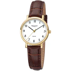 Regent 12100786 Damenuhr mit Saphirglas