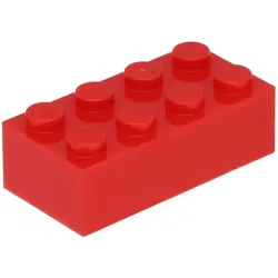 LEGO® Spielbausteine 100x LEGO Steine 2x4, Rot