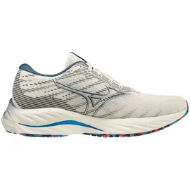 Mizuno Wave Rider 26 Damen snow white/silver/ibiza blue 37