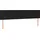 vidaXL Boxspringbett mit Matratze Schwarz 180x200 cm Stoff