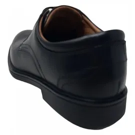CLARKS Un Aldric Lace Derbys, Schwarzes Leder, 43 EU Weit
