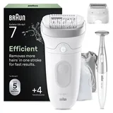 Braun Silk-épil 7 7-241 Weiß/Silber