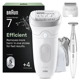 Braun Silk-épil 7 7-241 Weiß/Silber