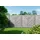 T&J NIGHTLINE-Serie Profilbrettzaun, 180 x 180 cm, dunkelgrau lasiert, Rahmen 40/78 mm, Profilbretter 16/118 mm
