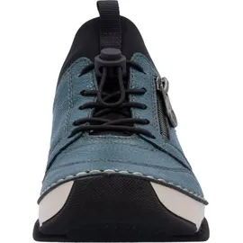 Rieker Slipper/Kletthalbschuh Freizeit (casual) 45951-15 - blau, - 36