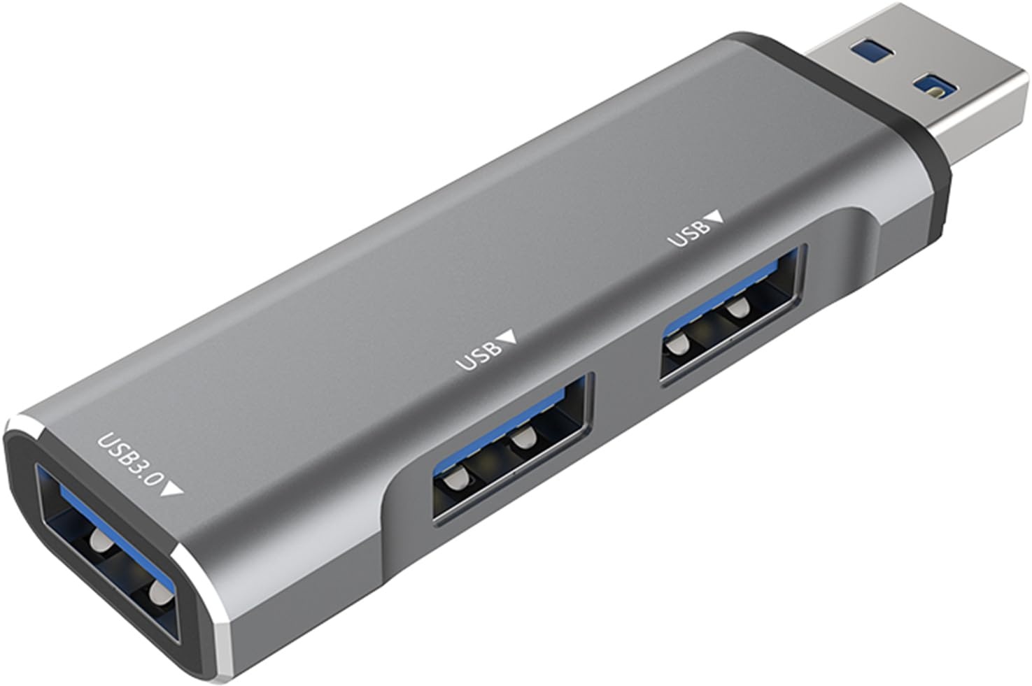 iJiZuo USB Hub, 3 Port USB 3.0 Ultra-Slim Hub, USB Verteiler (1 x USB 3.0 und 2 x USB 2.0), Kompatibel mit MacBook Pro/Air, Desktop, USB Flash Drives, Mobile HDD, PS4/5 und Weiteren Laptops
