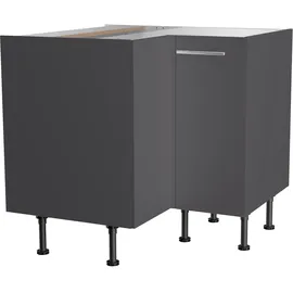 OPTIFIT Eckunterschrank Ingvar420 90 x 57 x 58,4 cm Anthrazit
