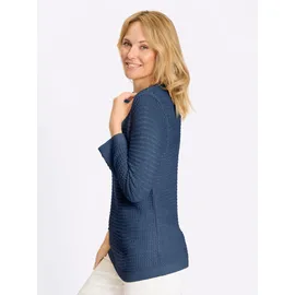 Classic Basics U-Boot-Pullover blau 42