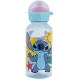 Lilo & Stitch Trinkflasche Premium Trinkflasche Stitch Wiederverwendbare 370 ML Wasserflasche blau