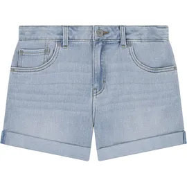 Levi's Jeansshorts "LVG GIRLFRIEND SHORTS", Mädchen, Gr. 8 (128), N-Gr, heat wave, Denim/Jeans, Obermaterial: 69% Baumwolle, 30% Polyester, 1% Elasthan, Jeans Jeansshorts, for GIRLS
