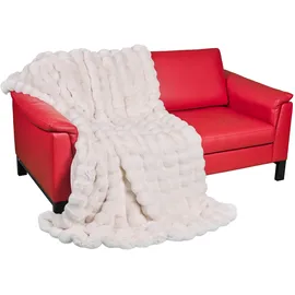 Star Home Textil Star Home Webpelz Kuscheldecke Cosy creme