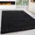KADIMA DESIGN Hochflorteppich, Anthrazit, 120x170 cm, – RHEIN von