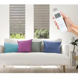 Good Life Elektrisches Rollo Wood - SMART HOME, Good Life, Lichtschutz, ohne Bohren, Klemmfix, mit Fernbedienung braun 40 cm x 150 cm