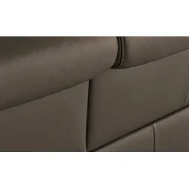 HIMOLLA Sofa Leder 3-Sitzer Braun
