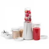 Tribest Personal Blender PB 250 Weiß – Leistungsstarker platzsparender Mixer Smoothie Maker – 200 Watt Standmixer – inkl. weiterer Mix-Behälter aus Tritan – Smoothie Mixer klein