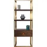 Kare Bücherregal 82,4 x 45 x 210 cm Braun