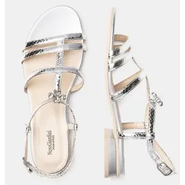 Nero Giardini Riemchensandale Damen Silber 40