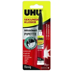 UHU Sekundenkleber »blitzschnell PIPETTE«