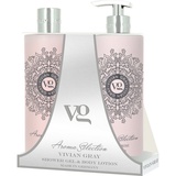 VIVIAN GRAY 2013 Aroma Selection Duschgel & Body Lotion Lotus & Rose (1000 ml)