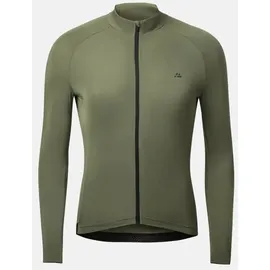 Danish Endurance Langarmshirt Aero LS Cycling Jersey in marineblau - M