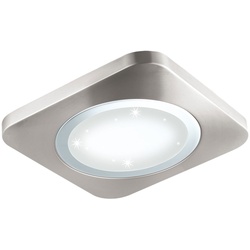 LED Aufbau Decken Lampe Kristall Effekt chrom matt Wohn Schlaf Zimmer Beleuchtung Leuchte Eglo 97663