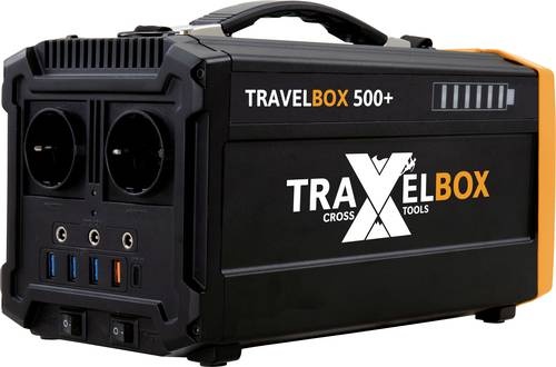 CrossTools Travelbox 500+ Powerstation 150000 mAh Li-Ion Schwarz