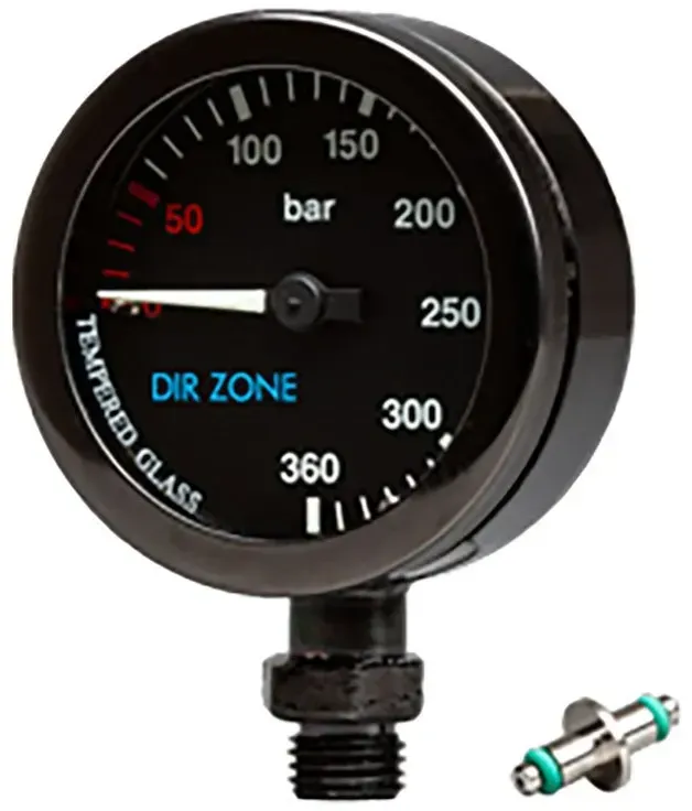 De Profundis Steel 290 Bar Manometer - Black - One Size