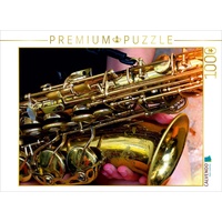 Calvendo Puzzle Altsaxophon Closeup 1000 Teile Puzzle quer |