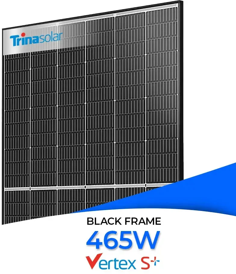 Trina Solar 465W Glas-Glas Black Frame TSM-465NEG9R.28 Vertex S+ Einzelmodul - Einzelmodul