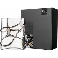 Eisch Stargate Vase 22,3 cm platin