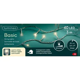 Kaemingk LED Lichterkette Basic 40 Birnchen,