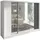 A&J MöbelLand Schiebetürenschrank VIDA 200 x 215 x 59,5 cm Grau